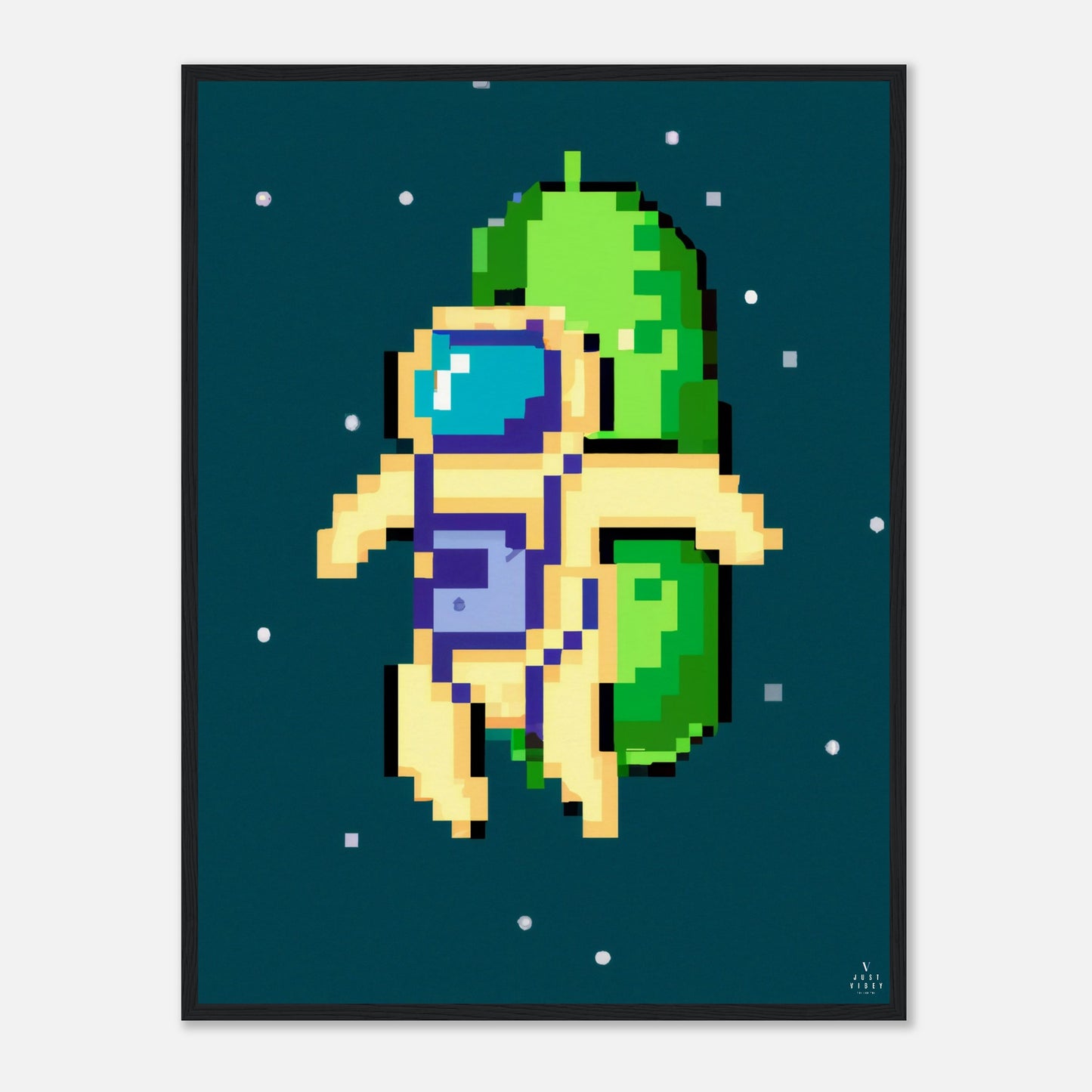 Pickle Astronaut - gerahmt