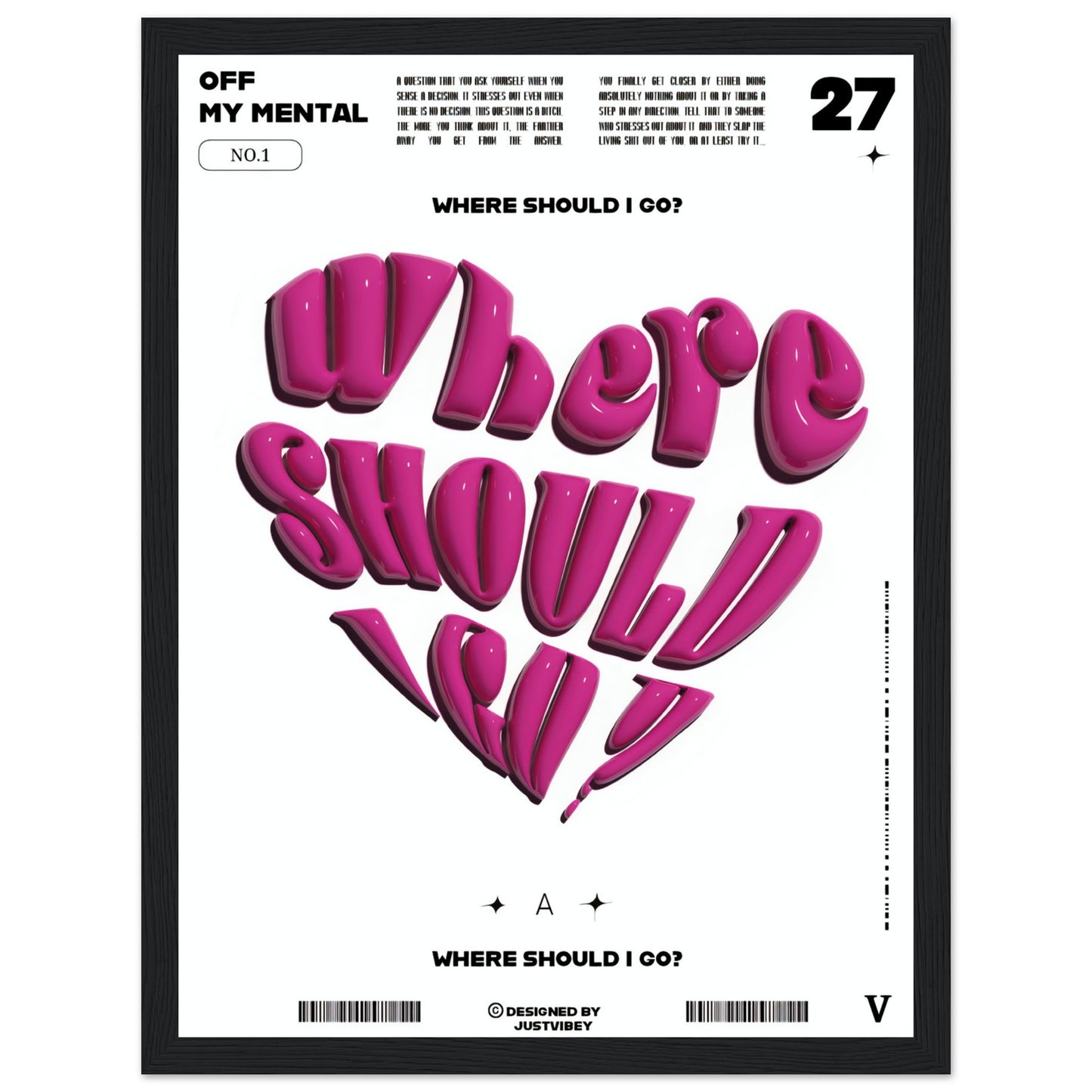 Where should I go? - OFF MY MENTAL No.1