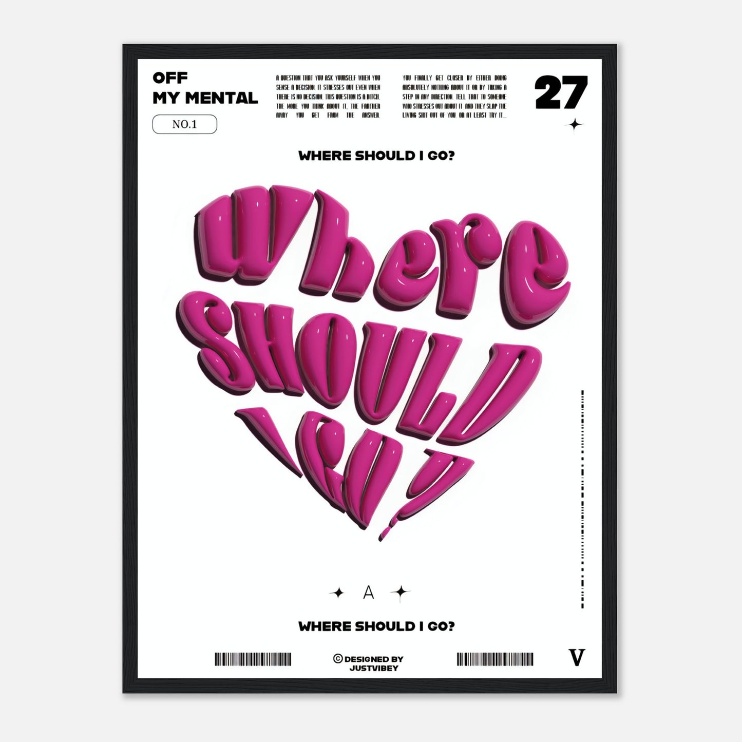 Where should I go? - OFF MY MENTAL No.1