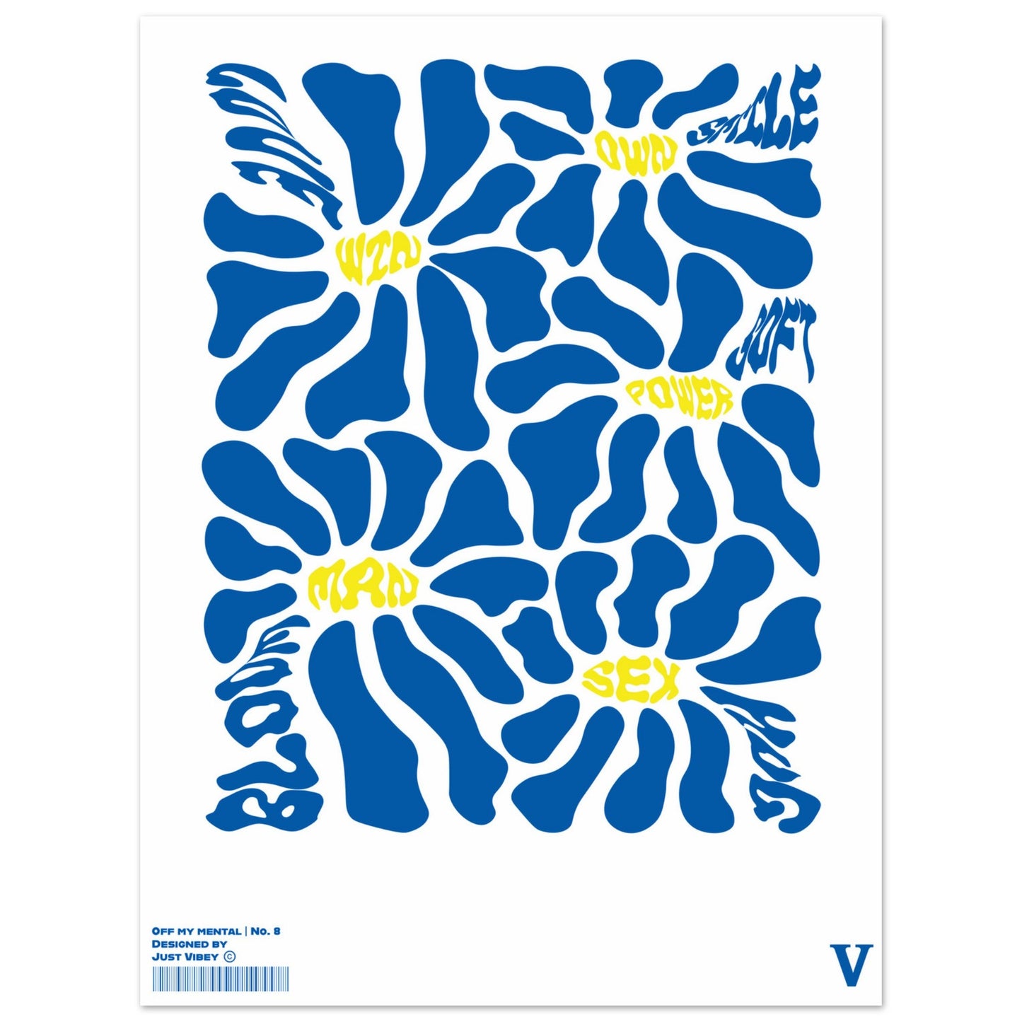 Man Flowers - OFF MY MENTAL No.8 - Poster