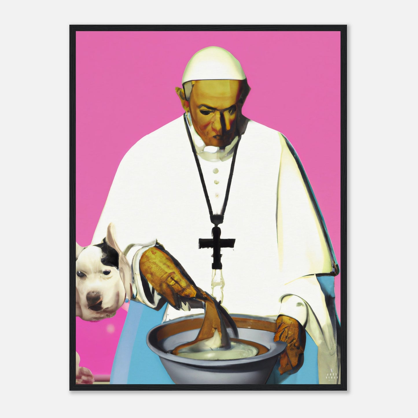 Trippy Pope - gerahmt