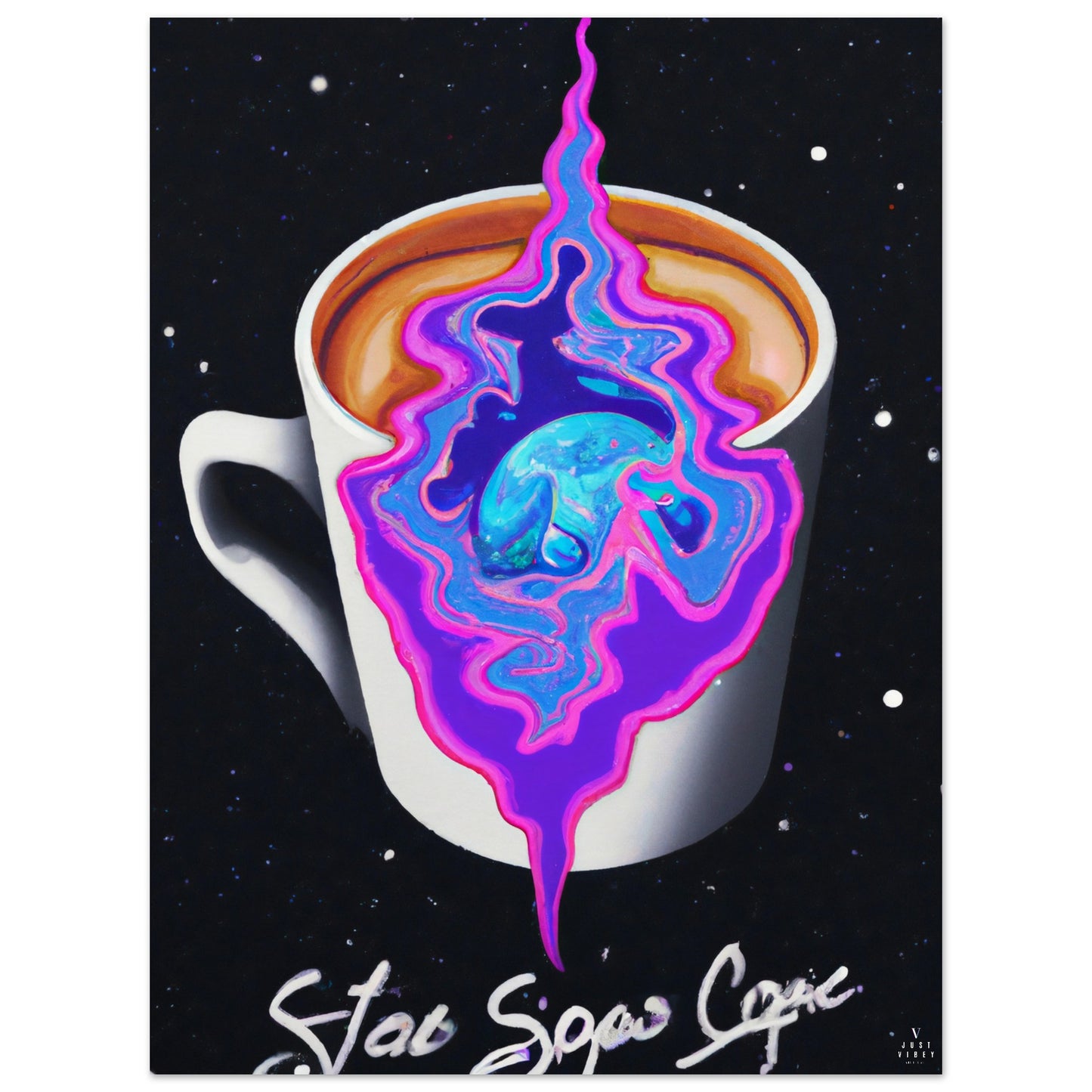 Space Latte Art