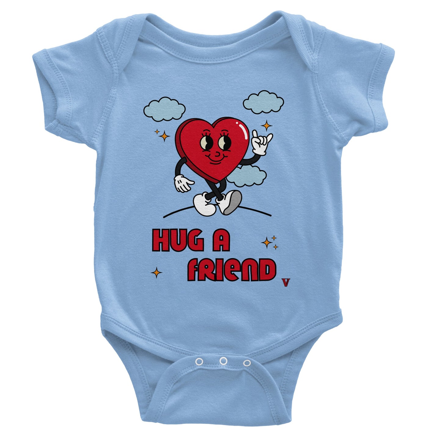 Designer kurzarm Babystrampler aus Baumwolle