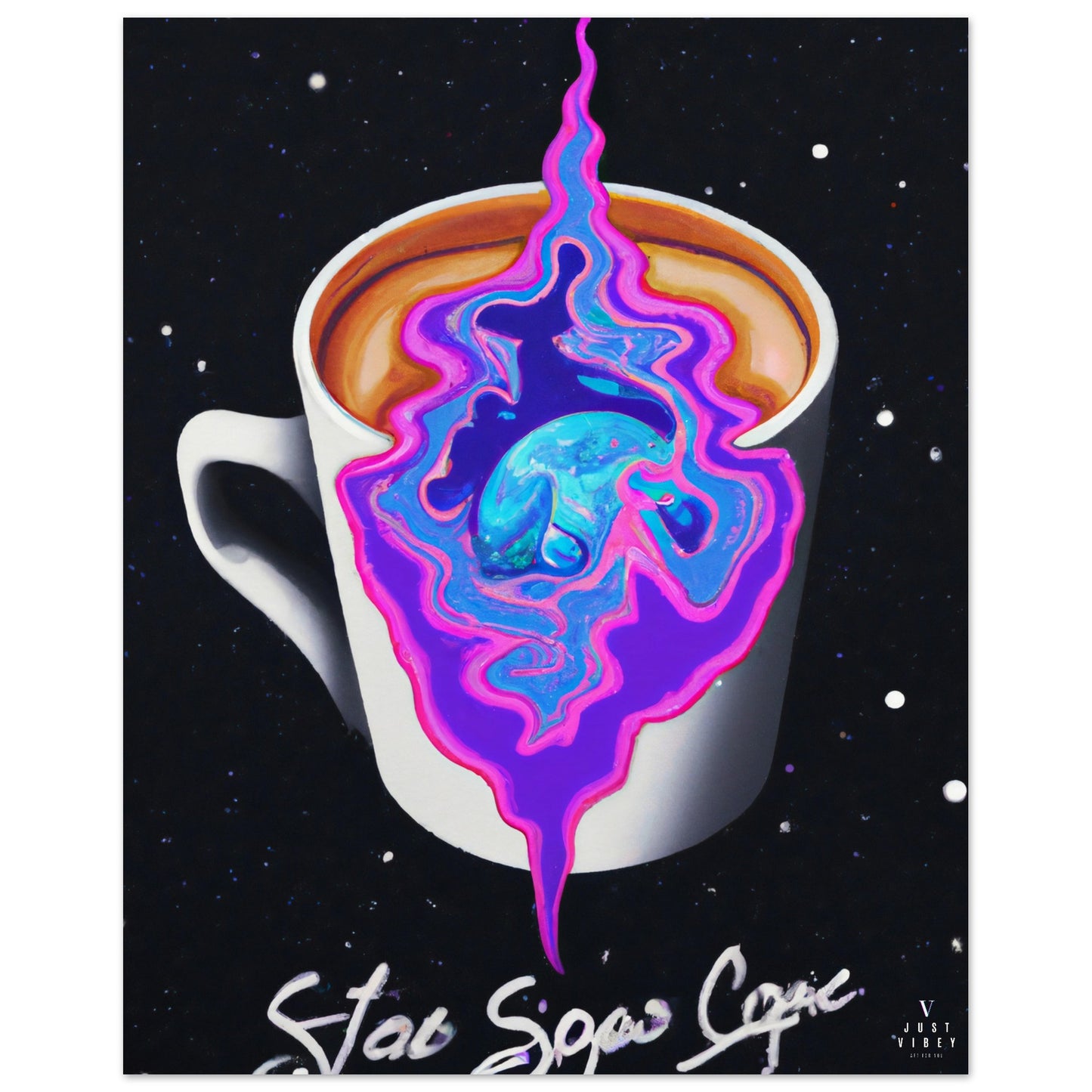 Space Latte Art