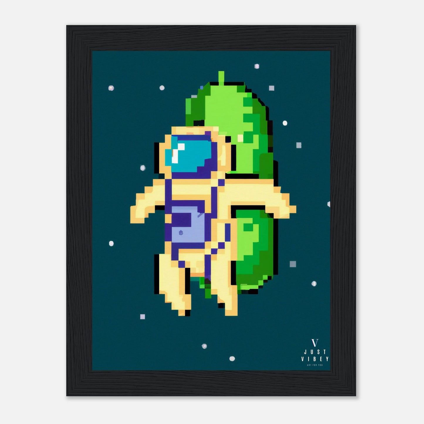 Pickle Astronaut - gerahmt