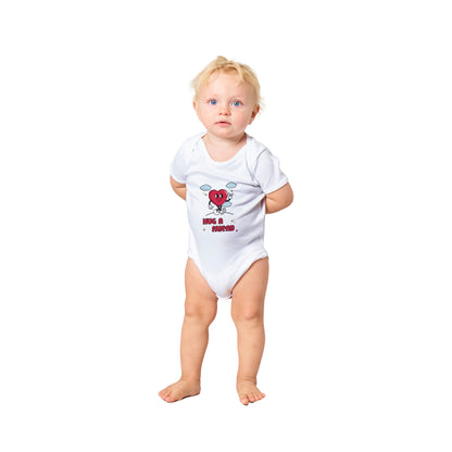 Designer kurzarm Babystrampler aus Baumwolle