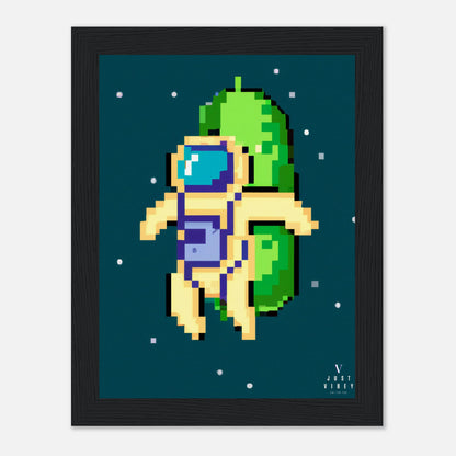 Pickle Astronaut - gerahmt
