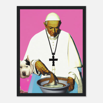 Trippy Pope - gerahmt